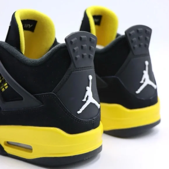 Air Jordan 4 Retro ‘Yellow Thunder’ 2023 -Men’s Athletic Shoes Sneakers - Picture 4 of 5